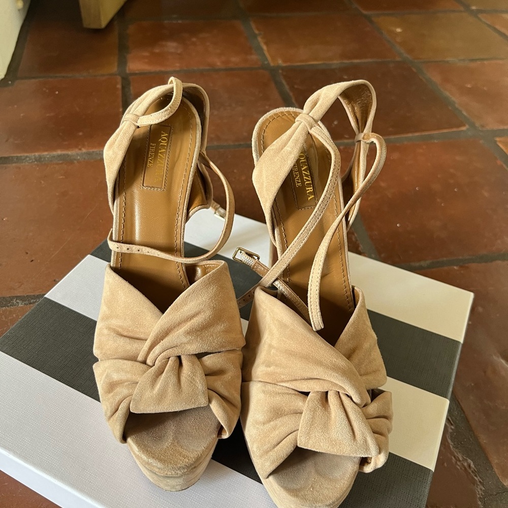 Aquazurra suede heels - Picture 4 of 5